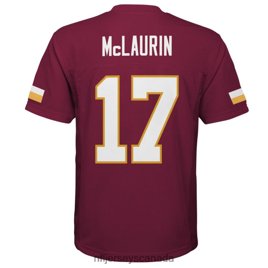Youth Washington Football Team Terry McLaurin Burgundy Team Replica Player Jersey Clothing NFL TBXFR62980