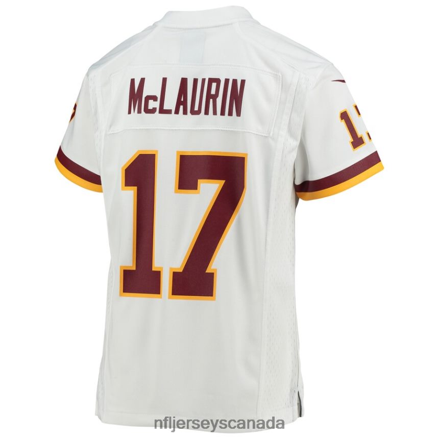 Youth Washington Football Team Terry McLaurin Nike White Game Jersey Clothing NFL TBXFR63077