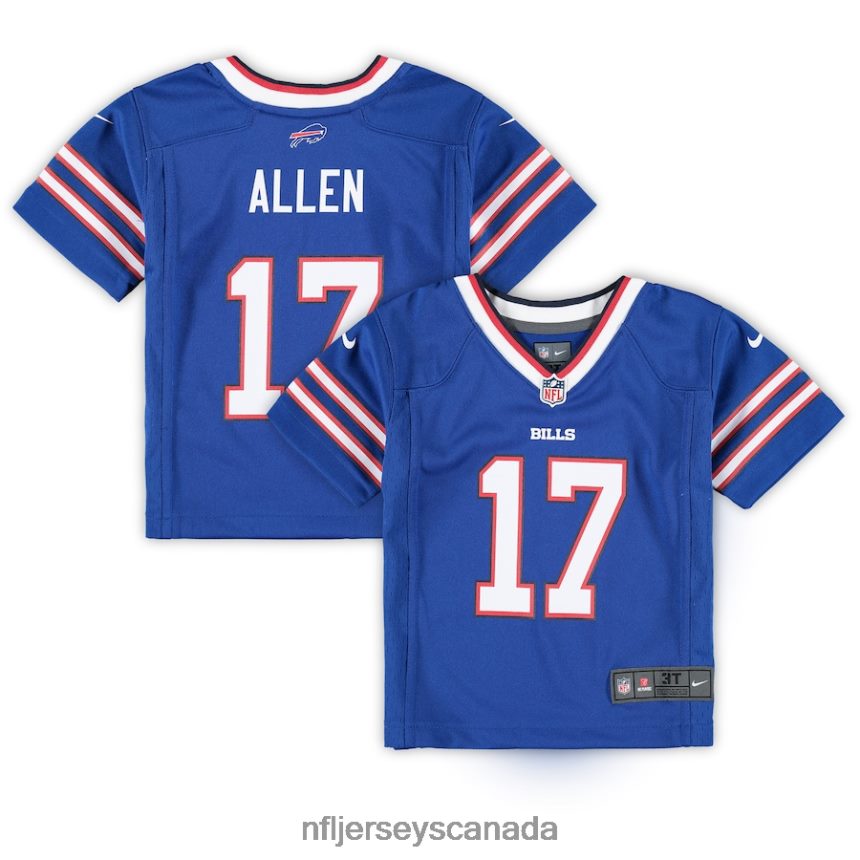 Kids Buffalo Bills Josh Allen Nike Royal Game Jersey Clothing NFL TBXFR61391