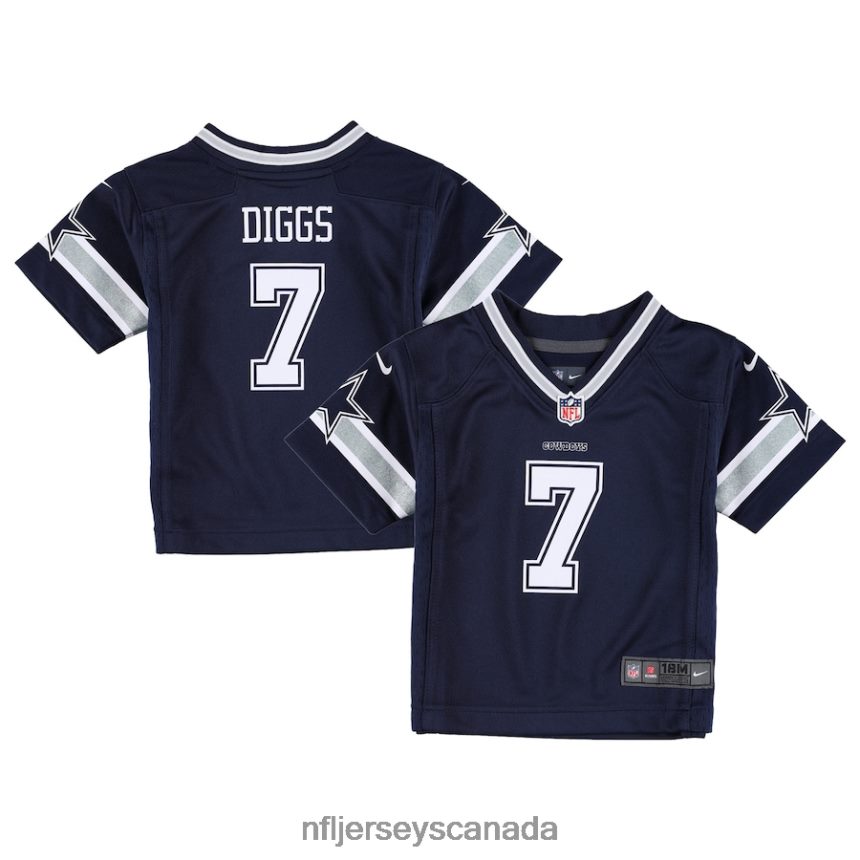 Kids Dallas Cowboys Trevon Diggs Nike Navy Game Jersey Clothing NFL TBXFR6972