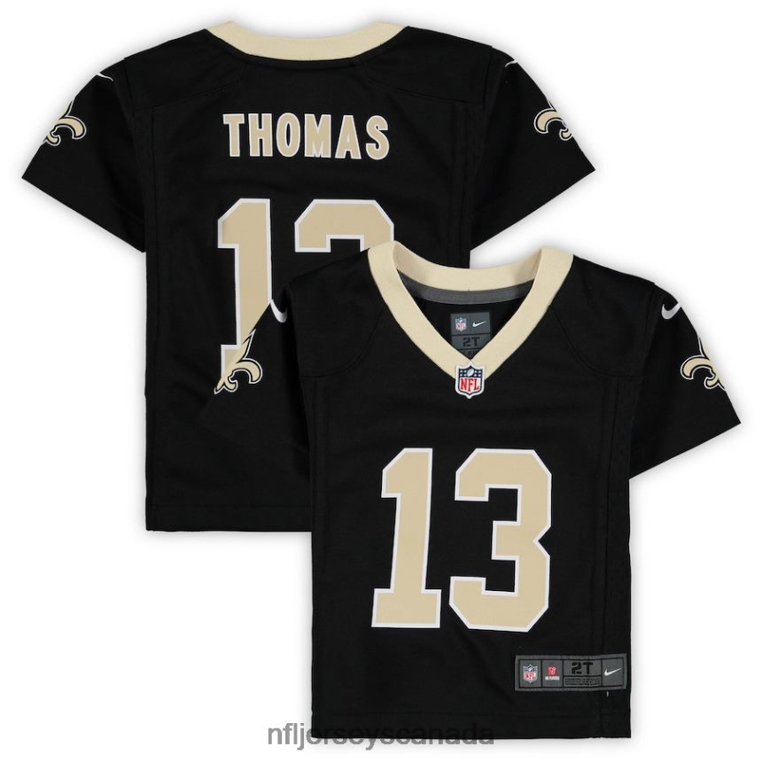 Kids New Orleans Saints Michael Thomas Nike Black Game Jersey Clothing NFL TBXFR64111