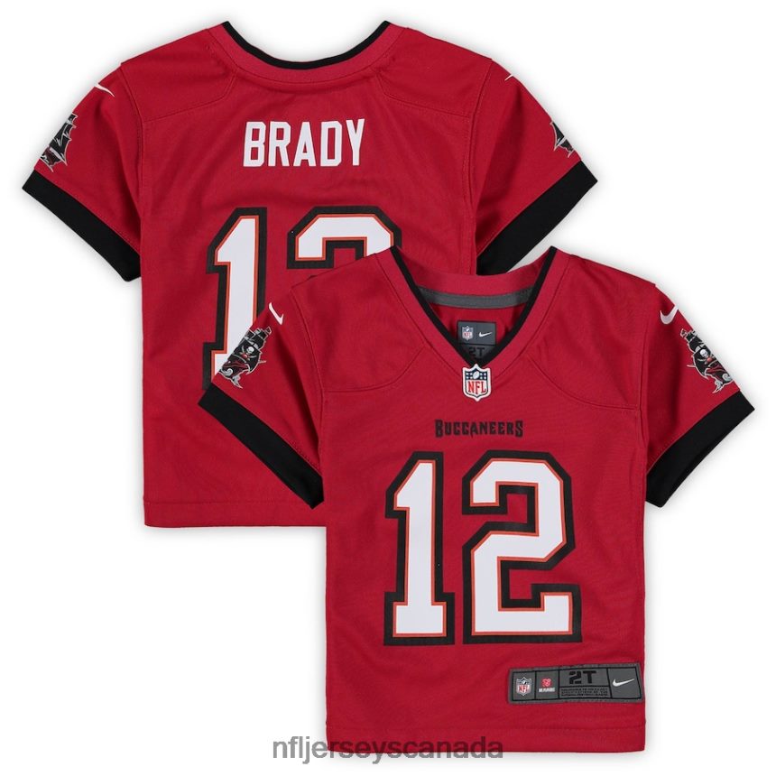 Kids Tampa Bay Buccaneers Tom Brady Nike Red Game Jersey Clothing NFL TBXFR6833