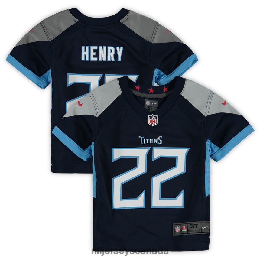 Kids Tennessee Titans Derrick Henry Nike Navy Game Jersey Clothing NFL TBXFR62090