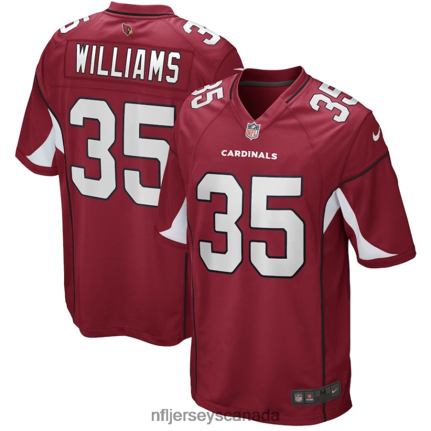 Men Arizona Cardinals Aeneas Williams Nike Cardinal Game Retired Player Jersey Clothing NFL TBXFR64484