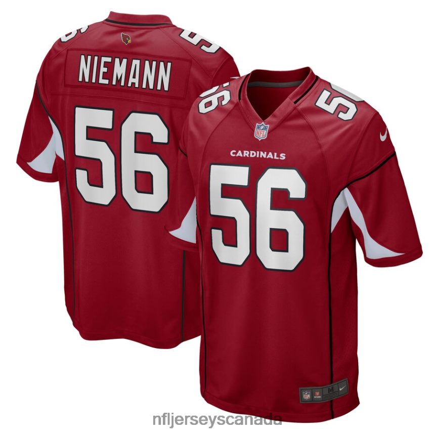 Men Arizona Cardinals Ben Niemann Nike Cardinal Game Player Jersey Clothing NFL TBXFR66634