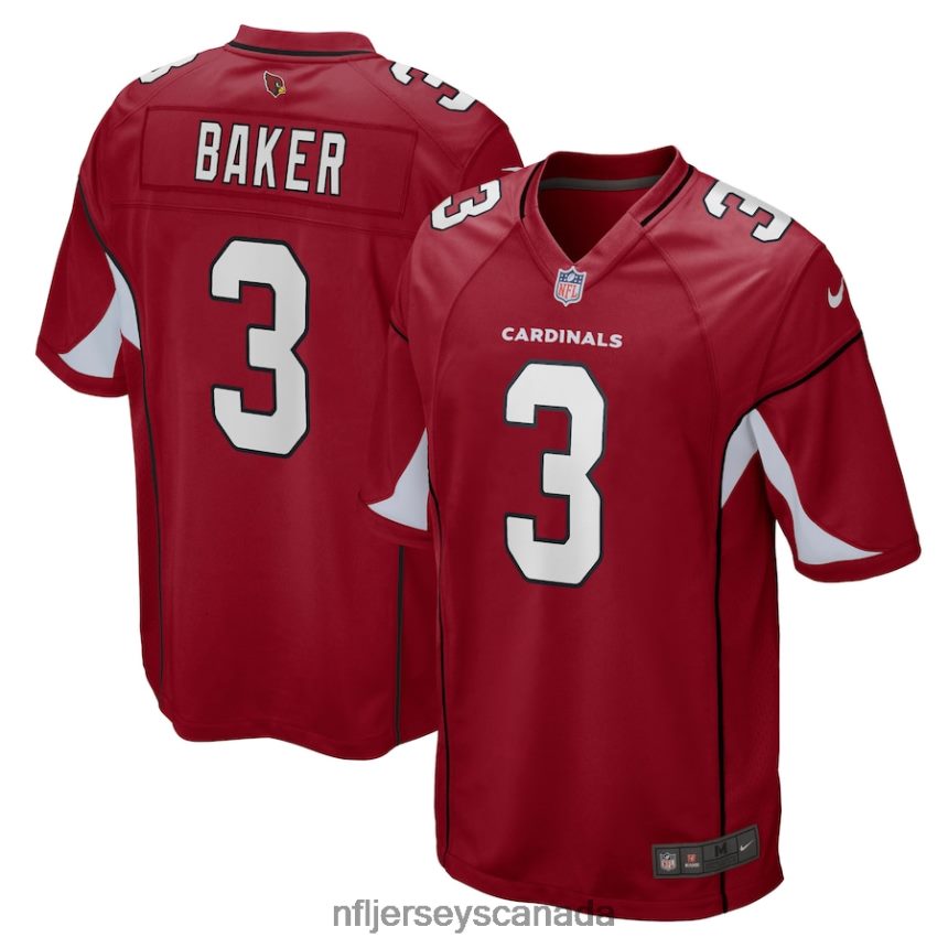 Men Arizona Cardinals Budda Baker Nike Cardinal Game Jersey Clothing NFL TBXFR61209