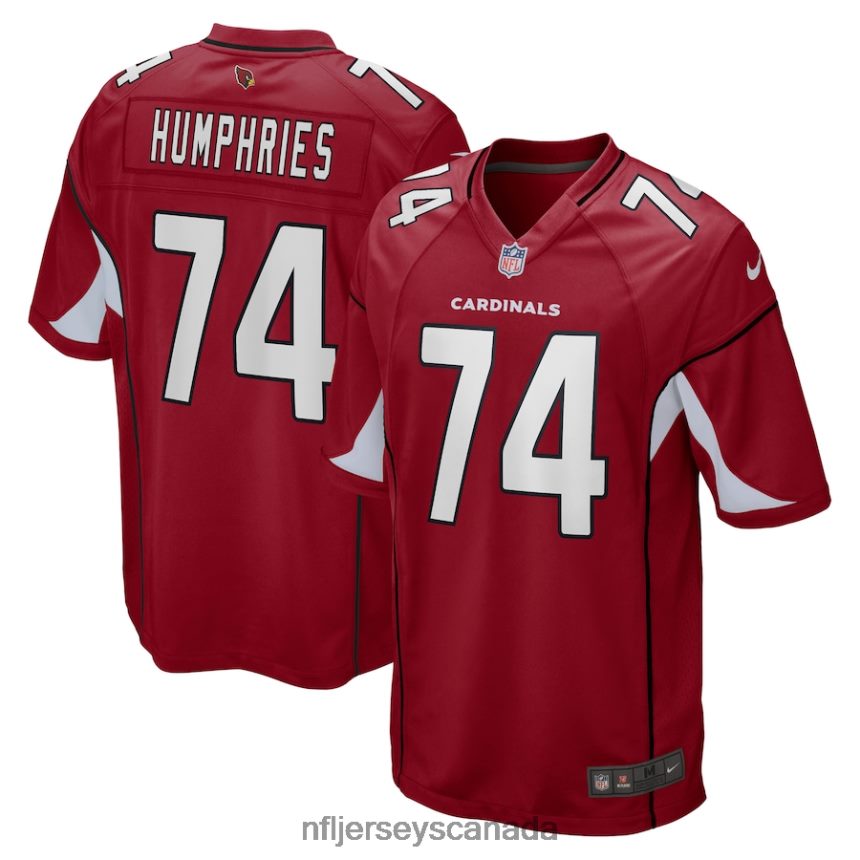 Men Arizona Cardinals D.J. Humphries Nike Cardinal Game Jersey Clothing NFL TBXFR64282