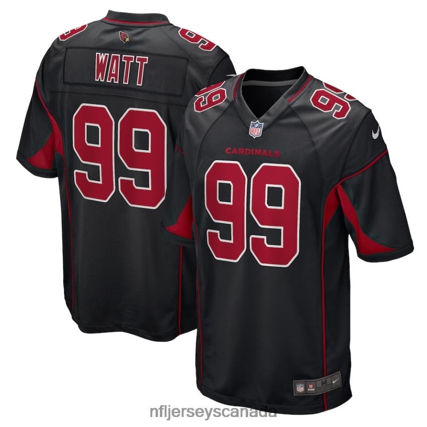 Men Arizona Cardinals J.J. Watt Nike Black 2nd Alternate Game Jersey Clothing NFL TBXFR61340