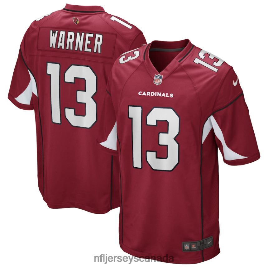 Men Arizona Cardinals Kurt Warner Nike Cardinal Game Retired Player Jersey Clothing NFL TBXFR62233