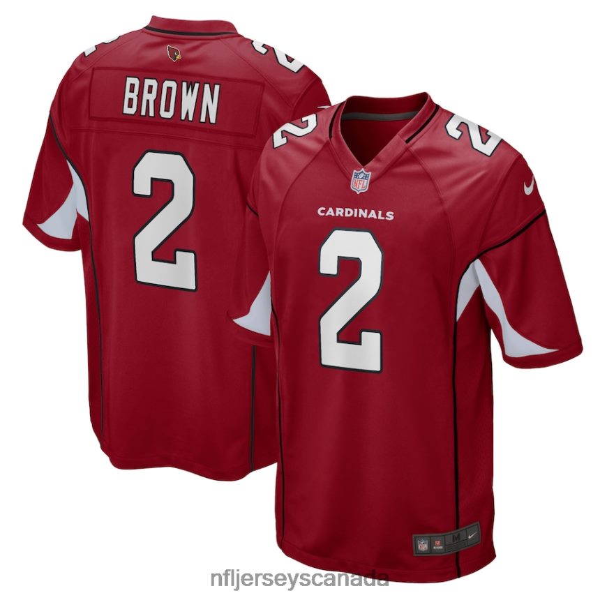 Men Arizona Cardinals Marquise Brown Nike Cardinal Game Player Jersey Clothing NFL TBXFR62446