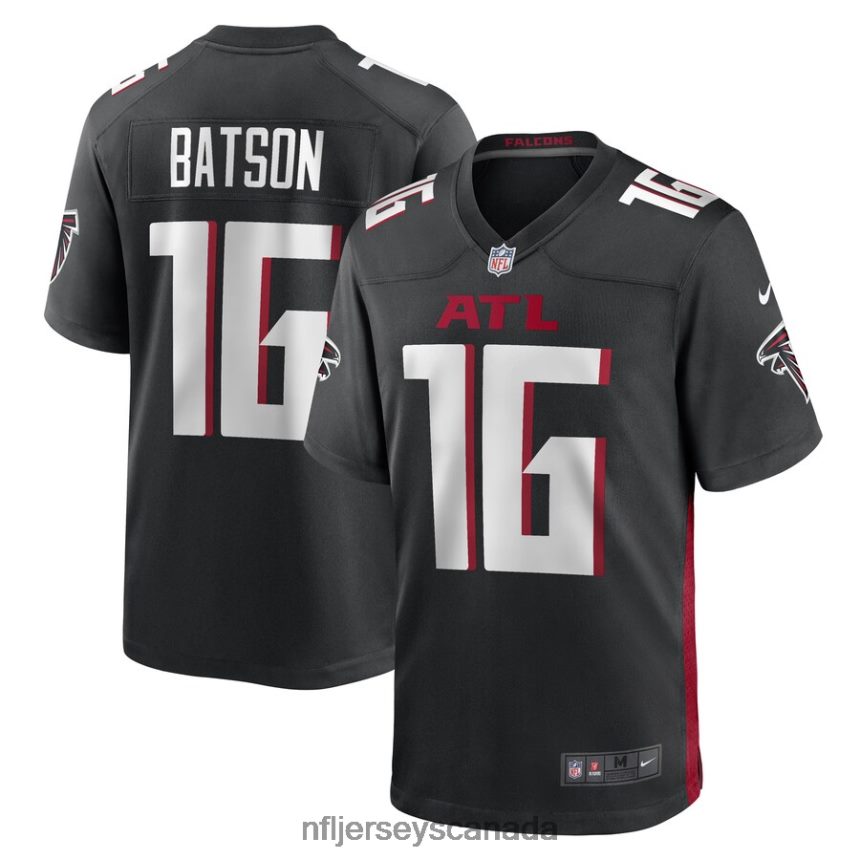 Men Atlanta Falcons Cameron Batson Nike Black Game Player Jersey Clothing NFL TBXFR66589