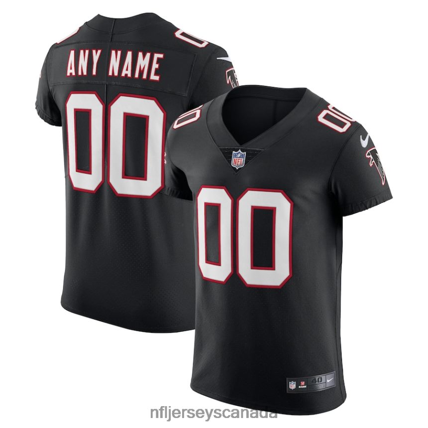 Men Atlanta Falcons Nike Black Alternate Vapor Elite Custom Jersey Clothing NFL TBXFR66506