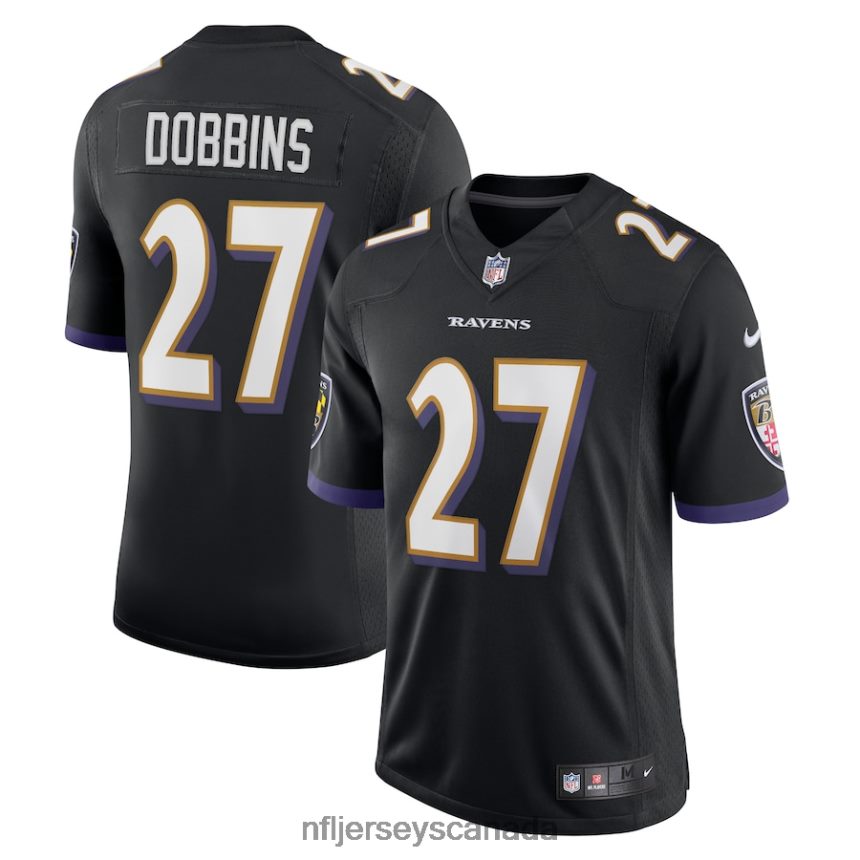 Men Baltimore Ravens J.K. Dobbins Nike Black Vapor Limited Jersey Clothing NFL TBXFR62631