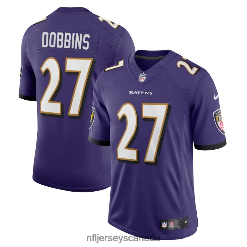 Men Baltimore Ravens J.K. Dobbins Nike Purple Vapor Limited Jersey Clothing NFL TBXFR63061