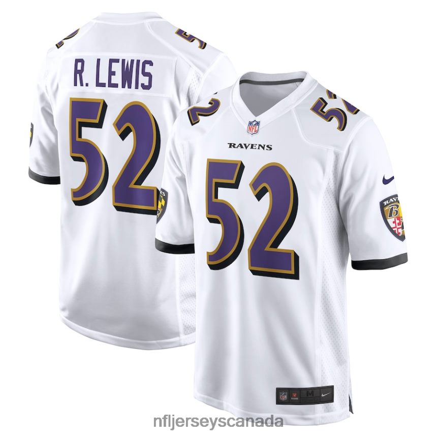 Men Baltimore Ravens Ray Lewis Nike White Retired Player Game Jersey Clothing NFL TBXFR6852