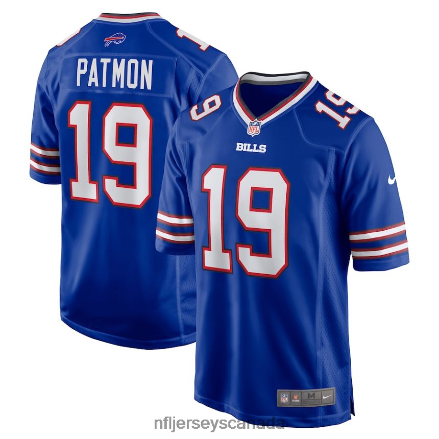 Men Buffalo Bills Dezmon Patmon Nike Royal Game Player Jersey Clothing NFL TBXFR64004
