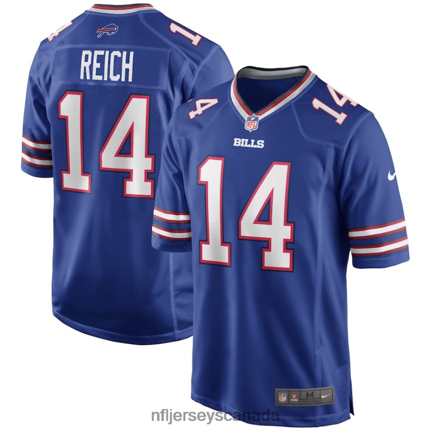 Men Buffalo Bills Frank Reich Nike Royal Game Retired Player Jersey Clothing NFL TBXFR63303
