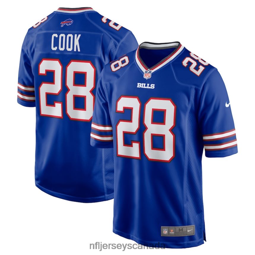 Men Buffalo Bills James Cook Nike Royal Game Player Jersey Clothing NFL TBXFR61515