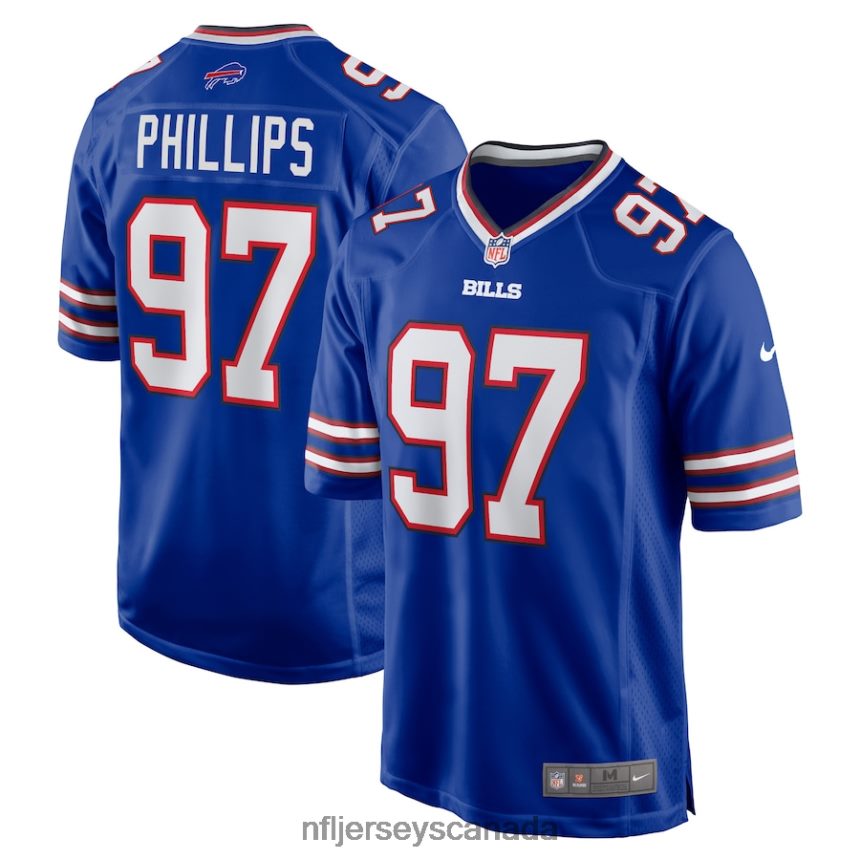 Men Buffalo Bills Jordan Phillips Nike Royal Game Jersey Clothing NFL TBXFR63548