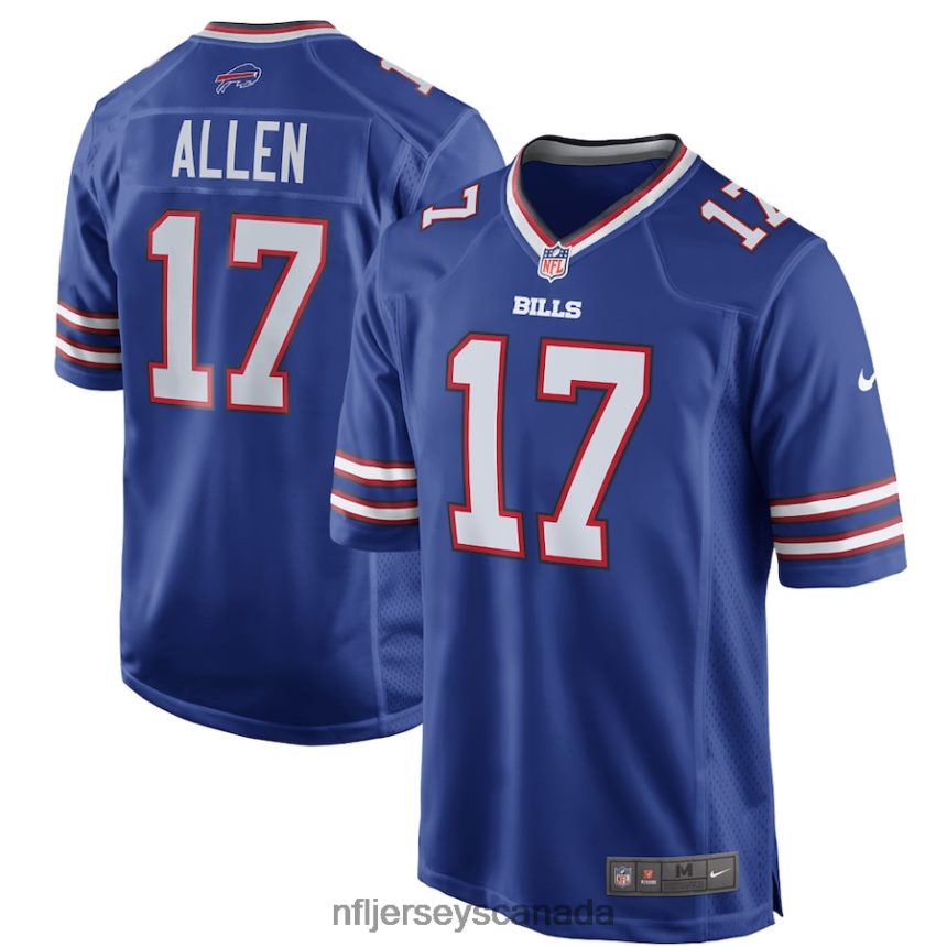 Men Buffalo Bills Josh Allen Nike Royal Game Player Jersey Clothing NFL TBXFR6731