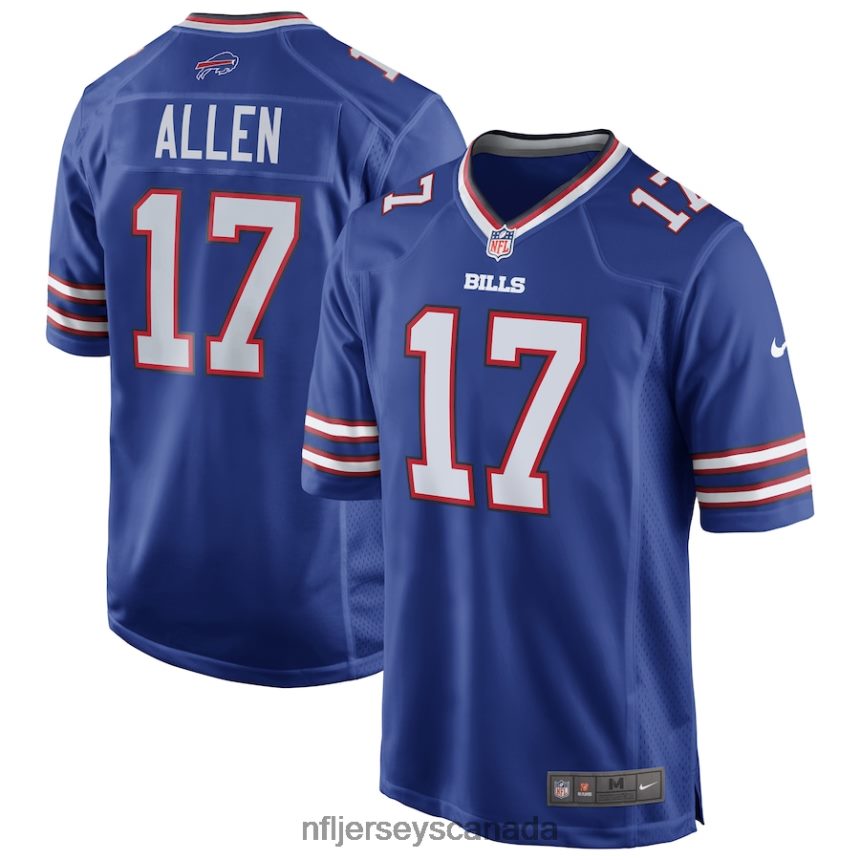 Men Buffalo Bills Josh Allen Nike Royal Team Game Player Jersey Clothing NFL TBXFR671