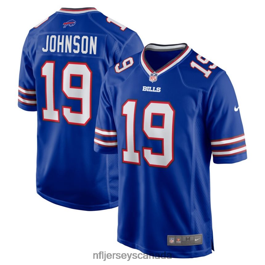 Men Buffalo Bills KeeSean Johnson Nike Royal Home Game Player Jersey Clothing NFL TBXFR65807