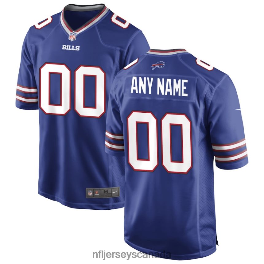 Men Buffalo Bills Nike Royal Custom Game Jersey Clothing NFL TBXFR694