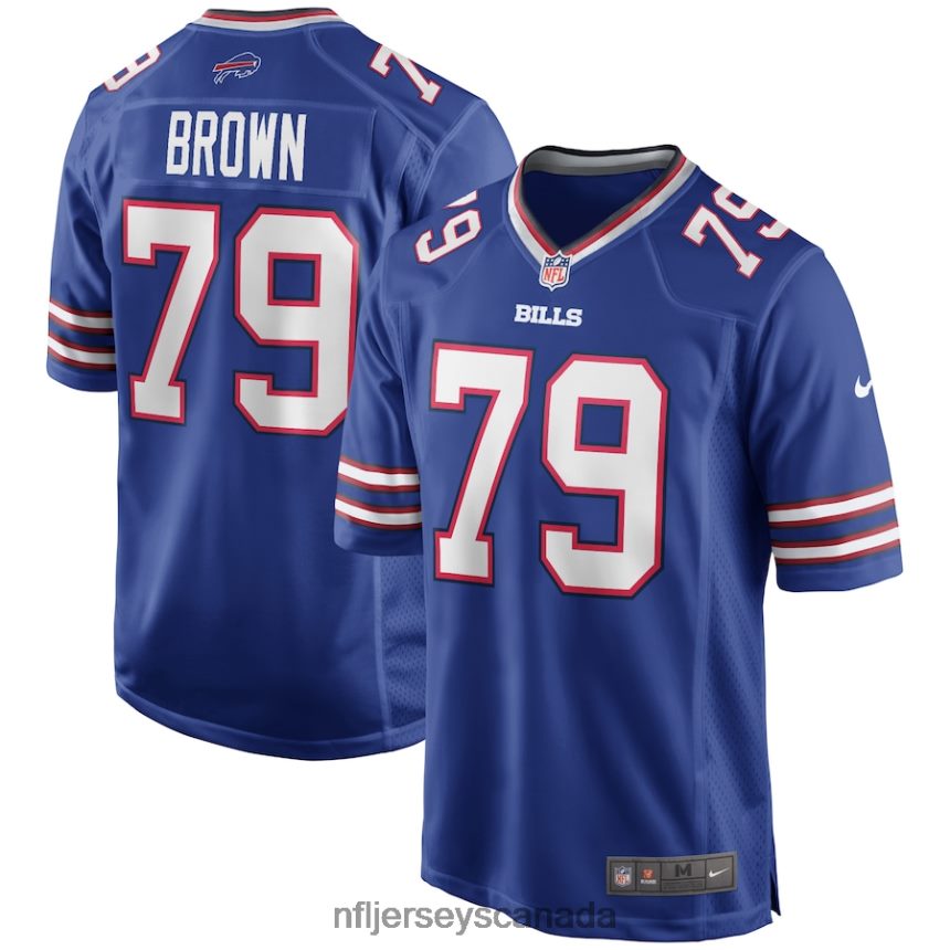 Men Buffalo Bills Ruben Brown Nike Royal Game Retired Player Jersey Clothing NFL TBXFR65768