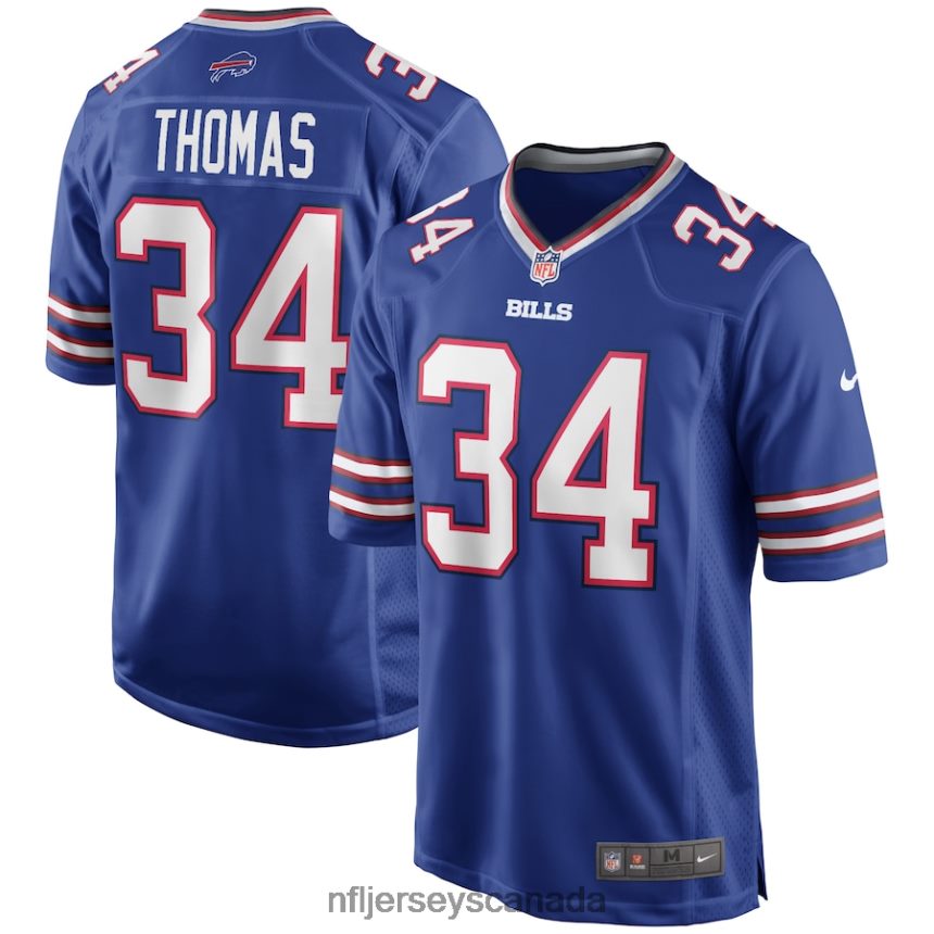 Men Buffalo Bills Thurman Thomas Nike Royal Game Retired Player Jersey Clothing NFL TBXFR61541