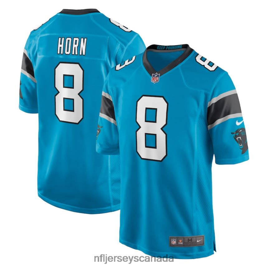 Men Carolina Panthers Jaycee Horn Nike Blue Game Jersey Clothing NFL TBXFR61763