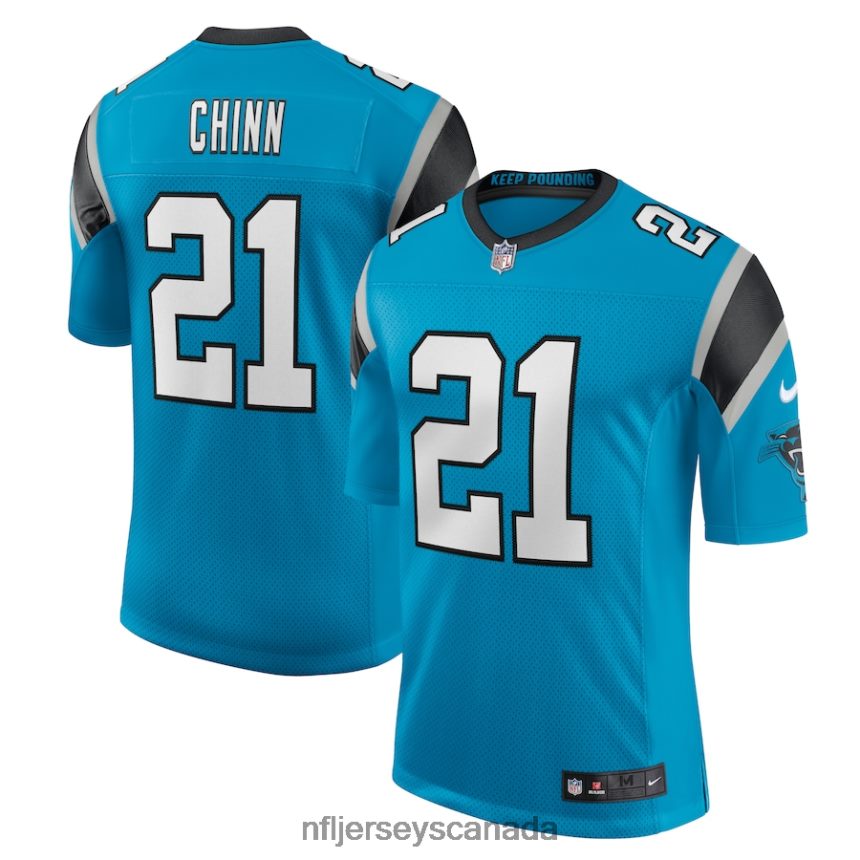 Men Carolina Panthers Jeremy Chinn Nike Blue Vapor Limited Jersey Clothing NFL TBXFR61451