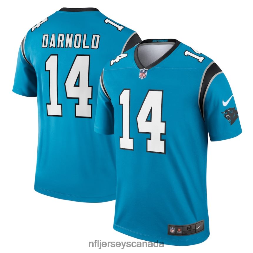 Men Carolina Panthers Sam Darnold Nike Blue Legend Jersey Clothing NFL TBXFR62592