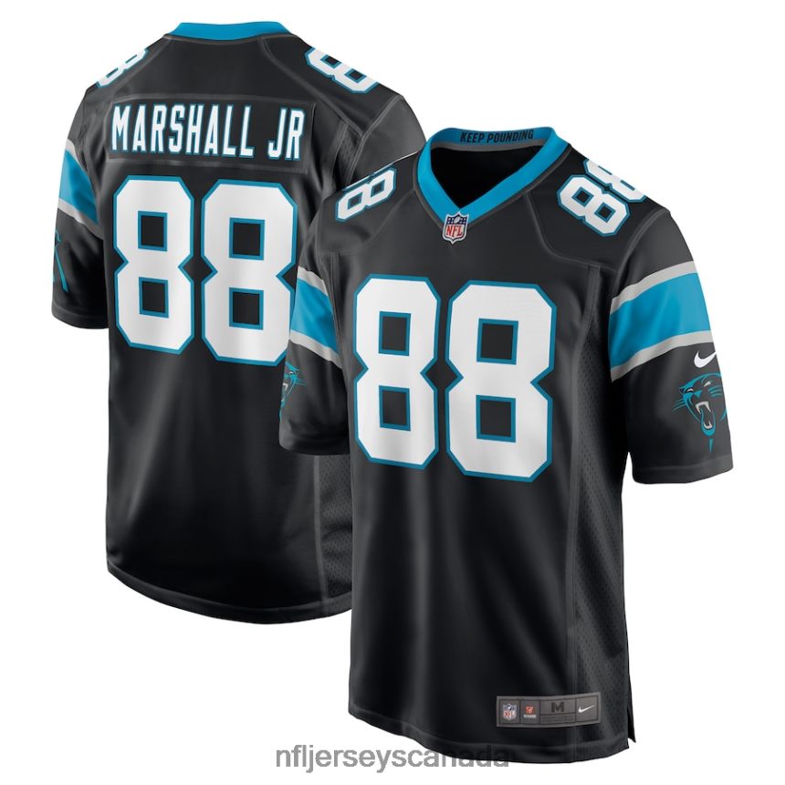 Men Carolina Panthers Terrace Marshall Jr. Nike Black 2021 Draft Pick Player Game Jersey Clothing NFL TBXFR63907