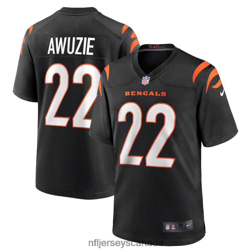Men Cincinnati Bengals Chidobe Awuzie Nike Black Game Player Jersey Clothing NFL TBXFR61855