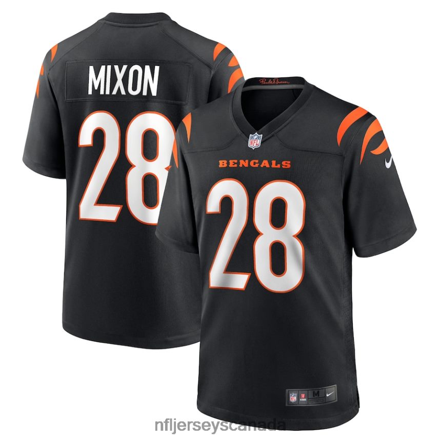 Men Cincinnati Bengals Joe Mixon Nike Black Player Game Jersey Clothing NFL TBXFR61107
