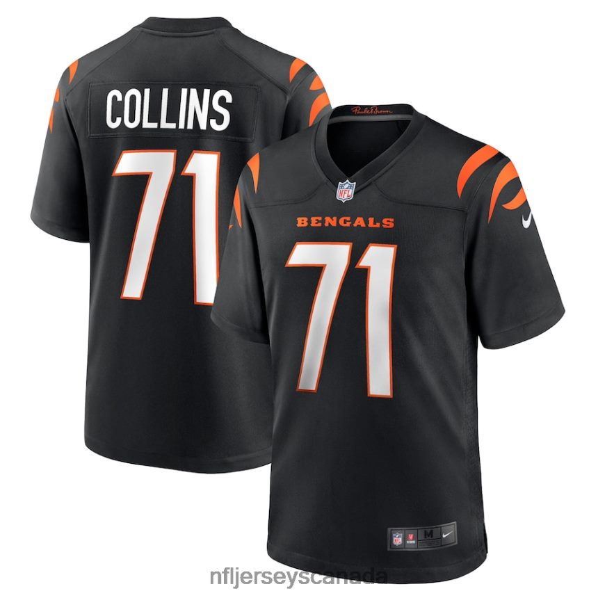 Men Cincinnati Bengals La'el Collins Nike Black Game Jersey Clothing NFL TBXFR64457