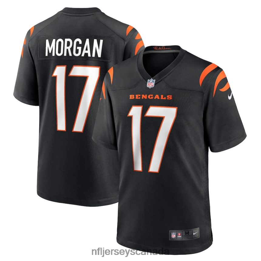 Men Cincinnati Bengals Stanley Morgan Nike Black Player Game Jersey Clothing NFL TBXFR63845