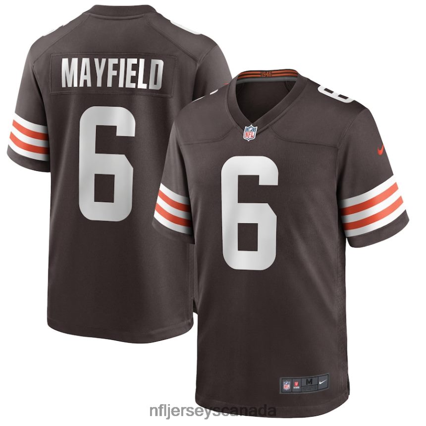 Men Cleveland Browns Baker Mayfield Nike Brown Game Player Jersey Clothing NFL TBXFR61897