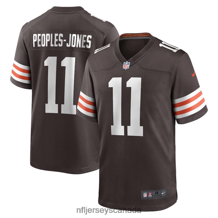 Men Cleveland Browns Donovan Peoples-Jones Nike Brown Game Jersey Clothing NFL TBXFR61356