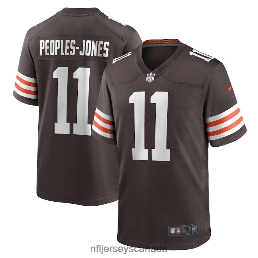 Men Cleveland Browns Donovan Peoples-Jones Nike Brown Team Game Jersey Clothing NFL TBXFR61923