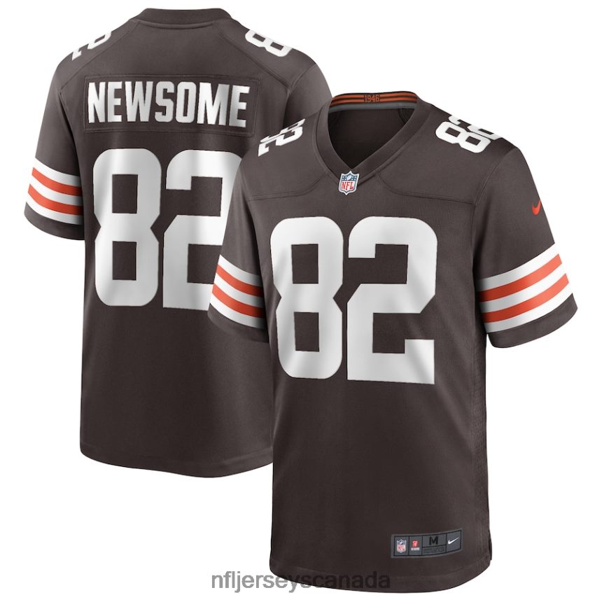 Men Cleveland Browns Ozzie Newsome Nike Brown Game Retired Player Jersey Clothing NFL TBXFR62835