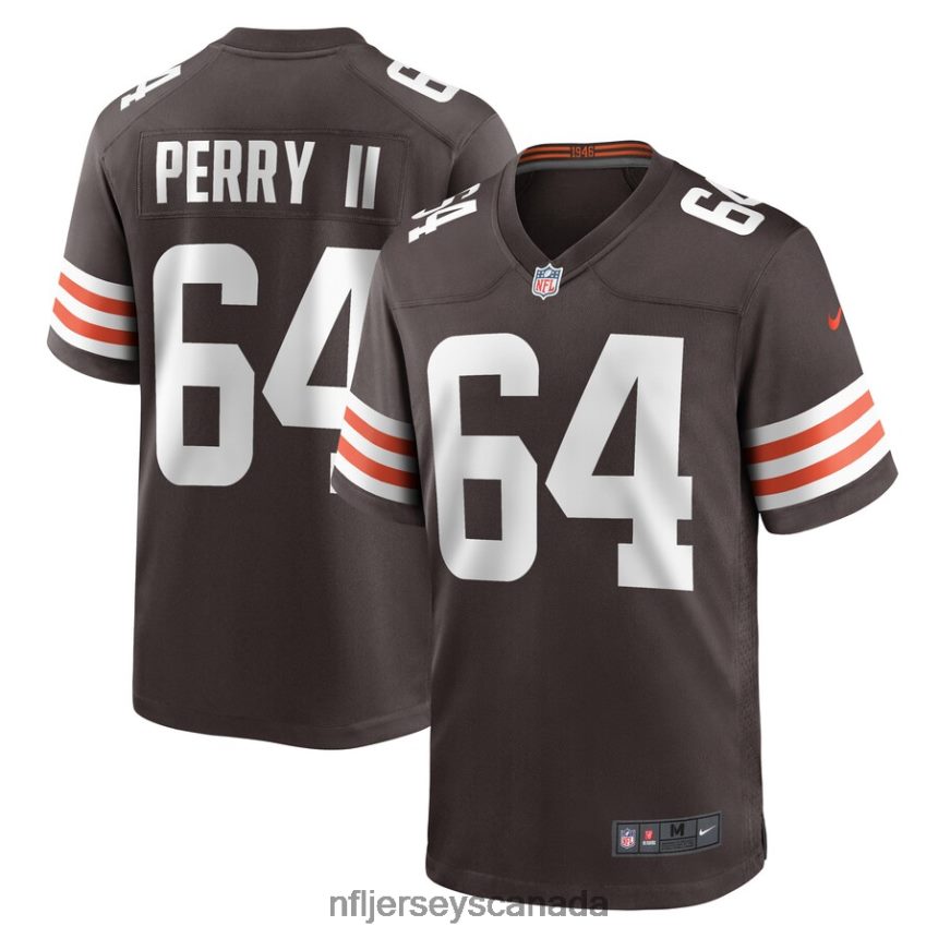 Men Cleveland Browns Roderick Perry II Nike Brown Game Player Jersey Clothing NFL TBXFR65648
