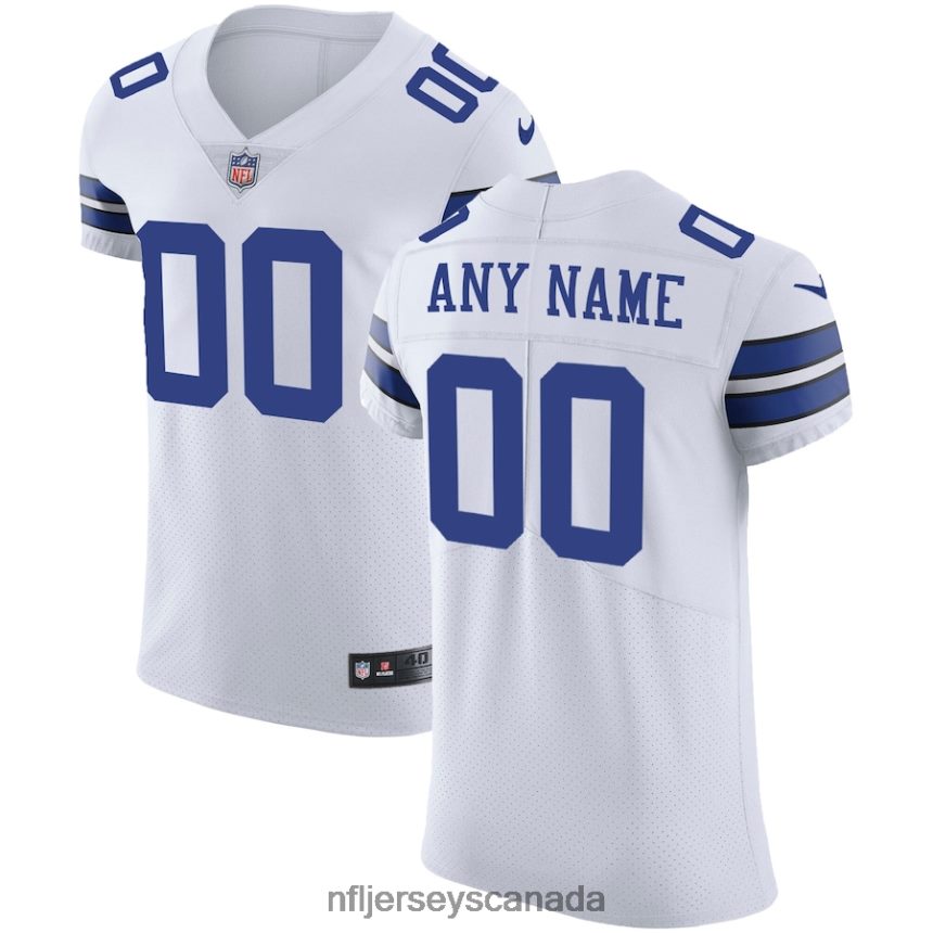 Men Dallas Cowboys Nike White Vapor Untouchable Custom Elite Jersey Clothing NFL TBXFR64947