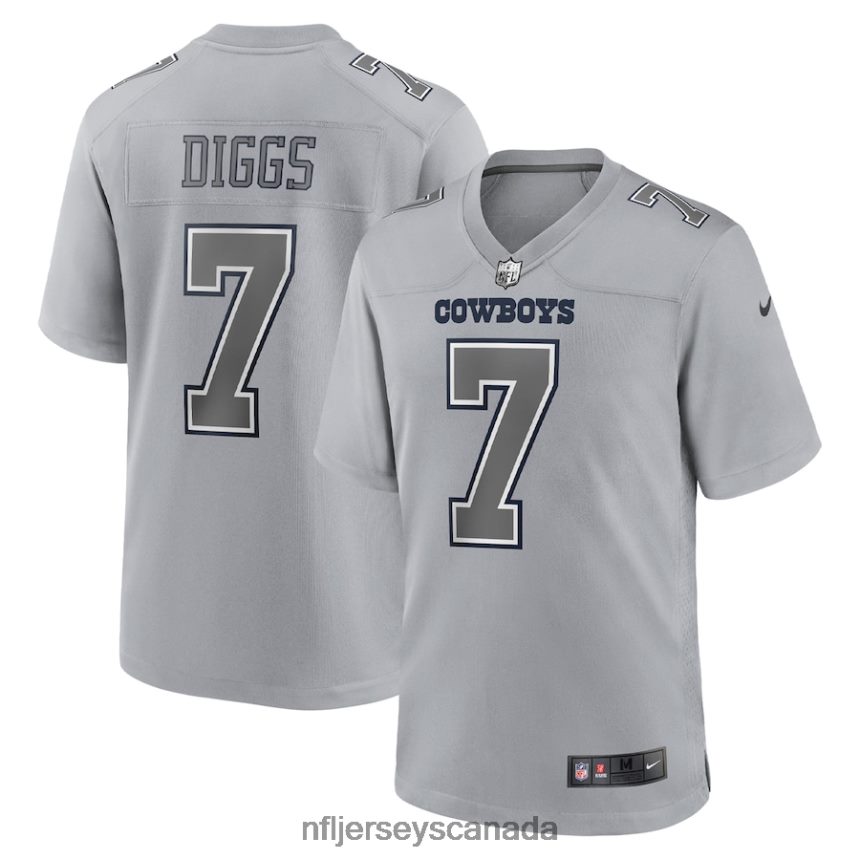 Men Dallas Cowboys Trevon Diggs Nike Gray Atmosphere Fashion Game Jersey Clothing NFL TBXFR63558
