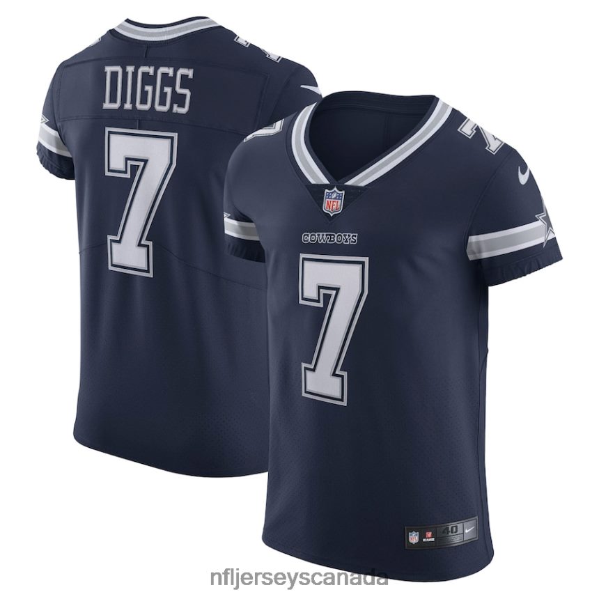Men Dallas Cowboys Trevon Diggs Nike Navy Vapor Elite Jersey Clothing NFL TBXFR62665