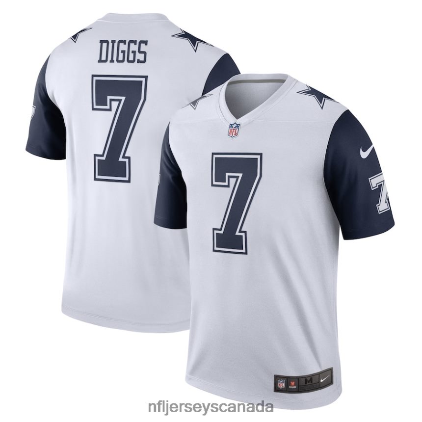 Men Dallas Cowboys Trevon Diggs Nike White Legend Player Jersey Clothing NFL TBXFR63383
