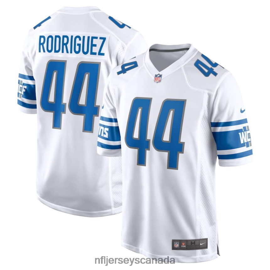 Men Detroit Lions Malcolm Rodriguez Nike White Game Player Jersey Clothing NFL TBXFR6818