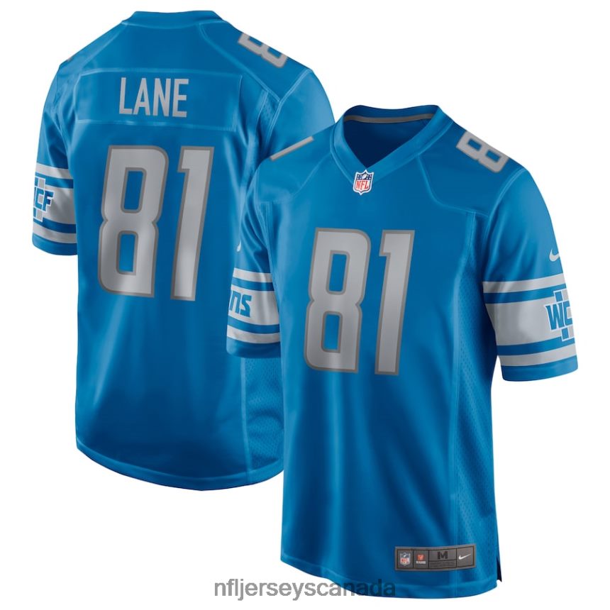 Men Detroit Lions Night Train Lane Nike Blue Game Retired Player Jersey Clothing NFL TBXFR63869