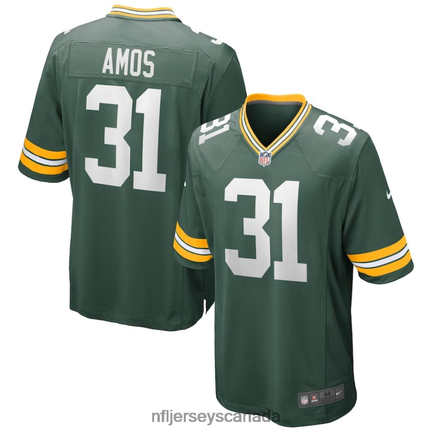 Men Green Bay Packers Adrian Amos Nike Green Game Jersey Clothing NFL TBXFR64201