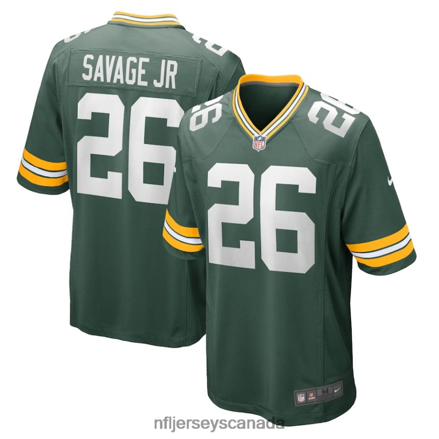 Men Green Bay Packers Darnell Savage Jr. Nike Green Game Team Jersey Clothing NFL TBXFR64955